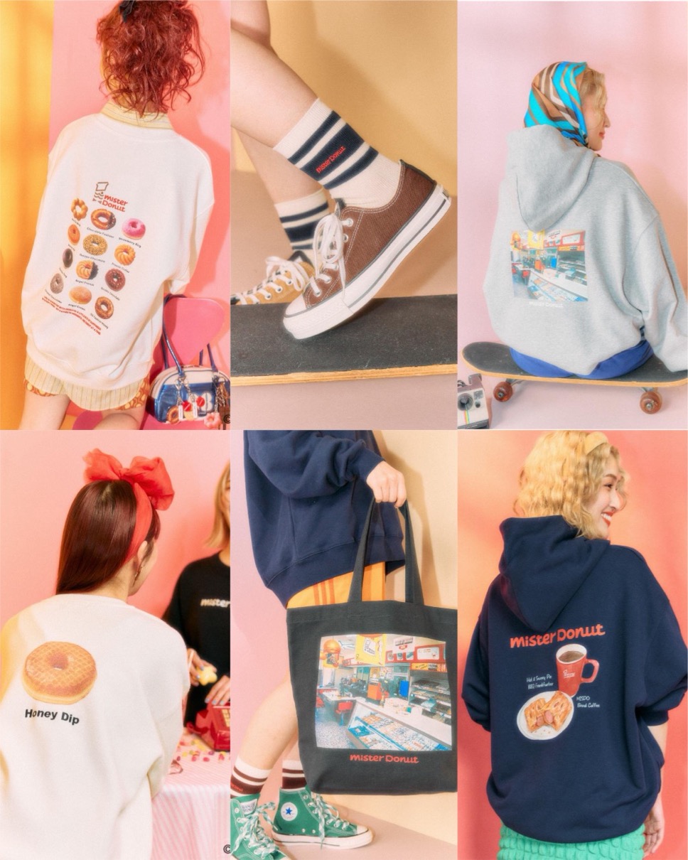 LEPSIM x Mister Donut コラボコレクション第2弾が国内1月9日より発売