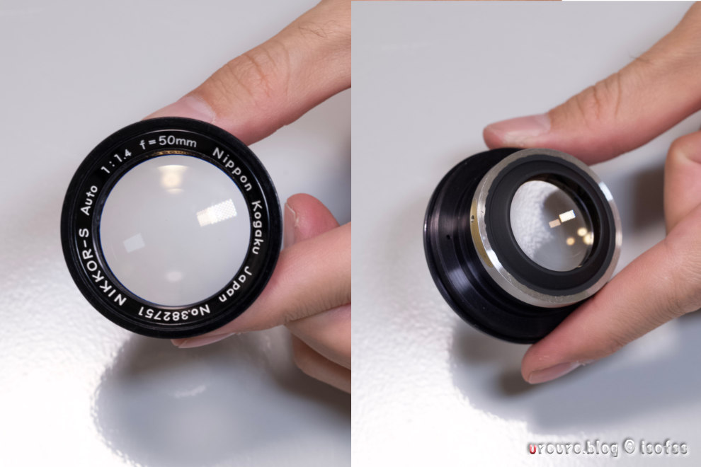こちらジャンク駆け込み寺。初期型NIKKOR-S Auto 50mm F1.4 の分解清掃