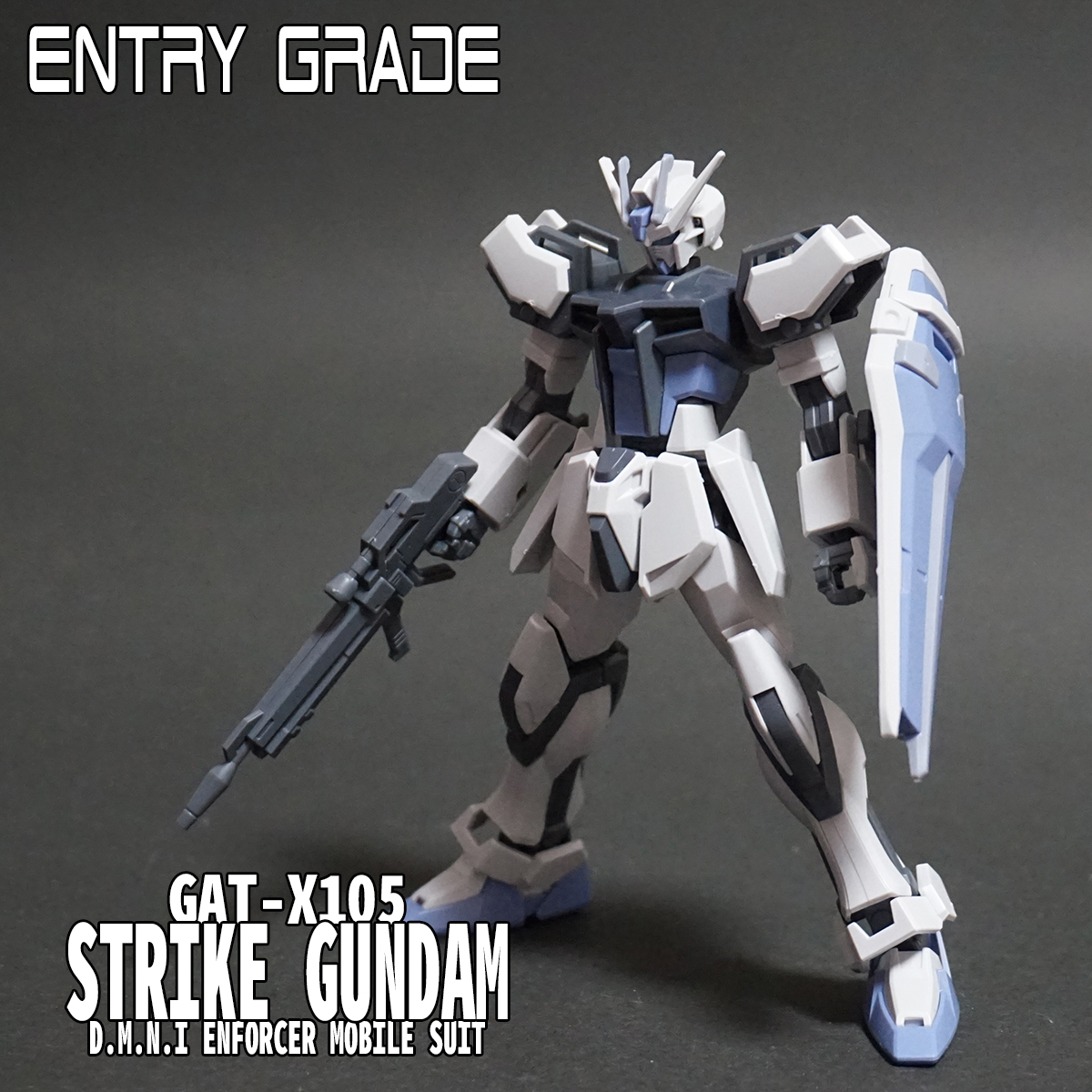 EG ストライクガンダム(ディアクティブモード) & miniガンプラ