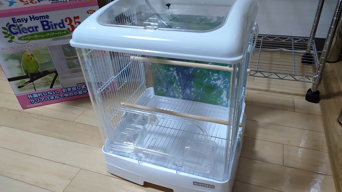 SANKOイージーホームクリアバード35組み立て方│うららか文鳥