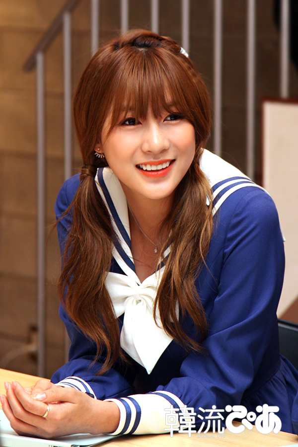 Apink】WEB＆雑誌「韓流ぴあ」連動企画! ハヨンの直筆回答用紙を公開