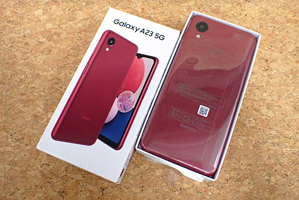 最終価格 Galaxy A23 5G Samsung レッド、赤 サムスン Galaxy A23 5G