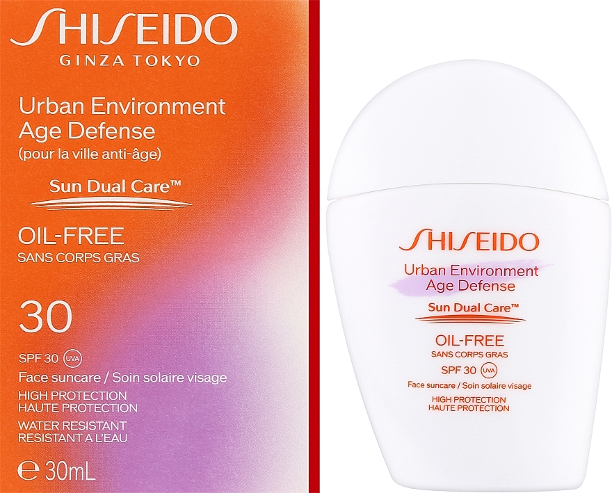Sunscreen - Shiseido Urban Environment Age Defense Sun Dual Care