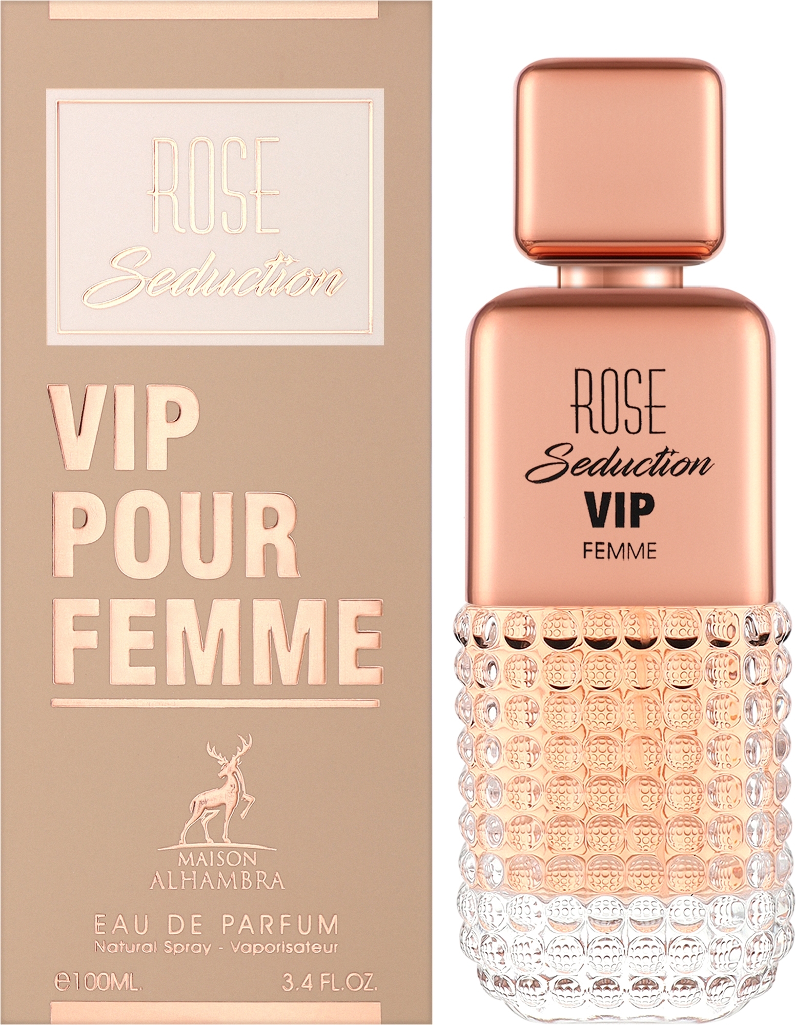Alhambra Rose Seduction VIP Pour Femme - Eau de Parfum | MAKEUP