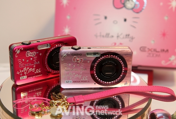 A limited edition digital camera 'Hello Kitty Casio' launched