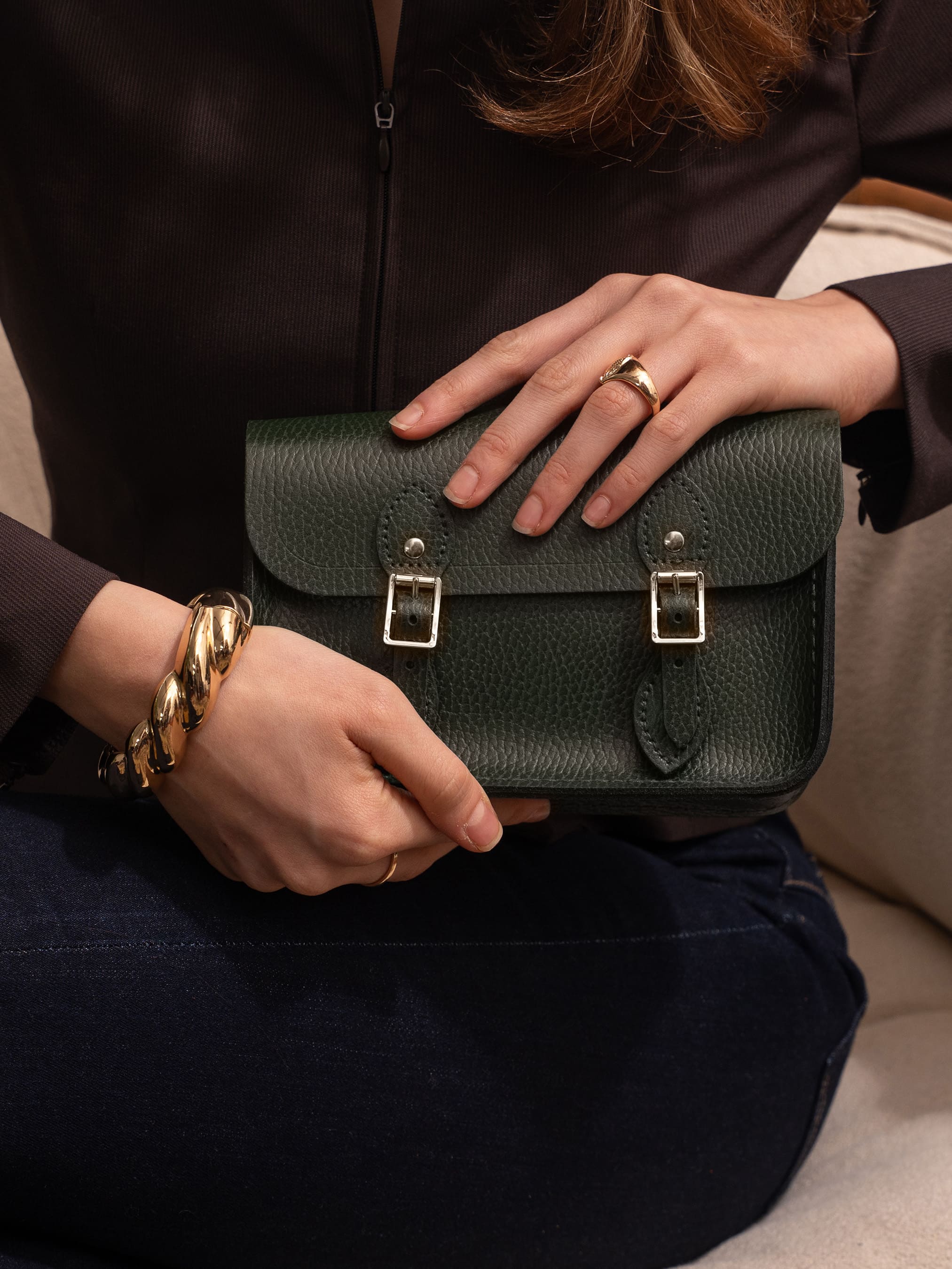 Little Satchel - Green | Cambridge Satchel