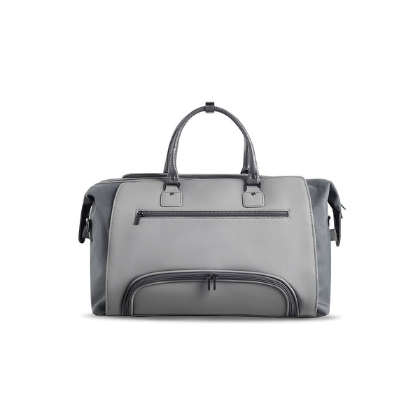 Faux Crocodile Boston Bag - Grey – Honma Golf