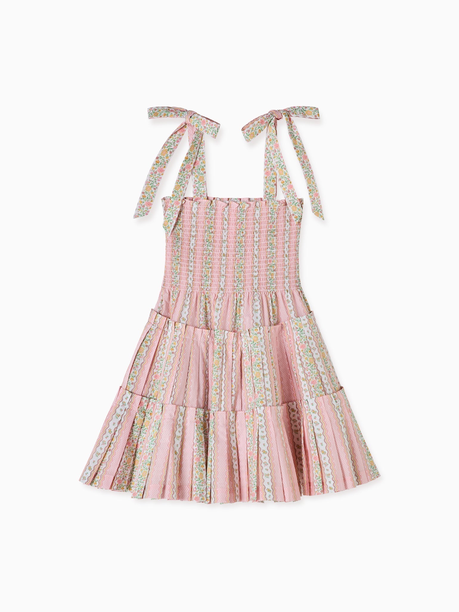 Hill House Home X La Coqueta Pink Floral Stripe Ribbon Charlotte