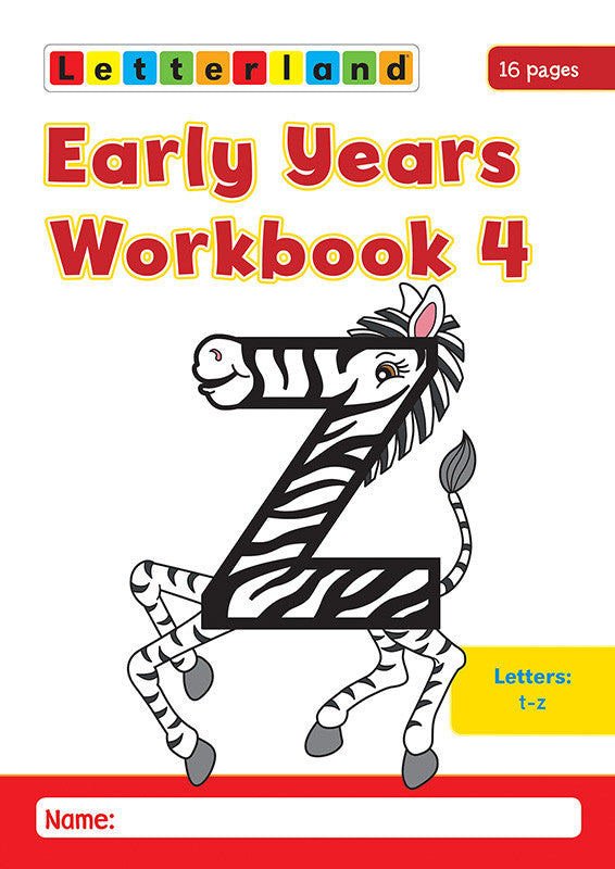 Early Years Workbooks (Set of 4) [Classic] – Letterland USA