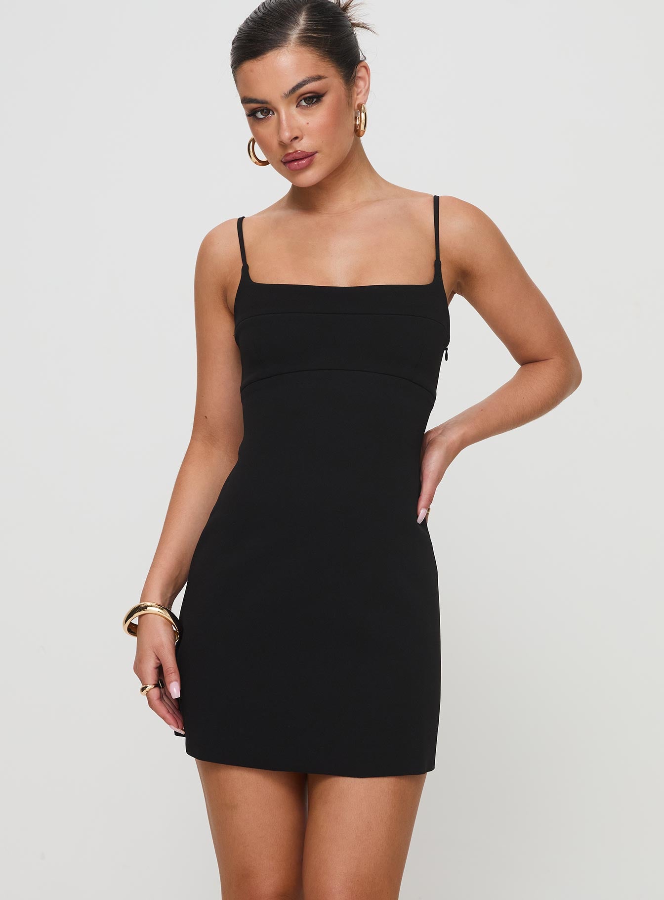 Rousselet Mini Dress Black | Princess Polly