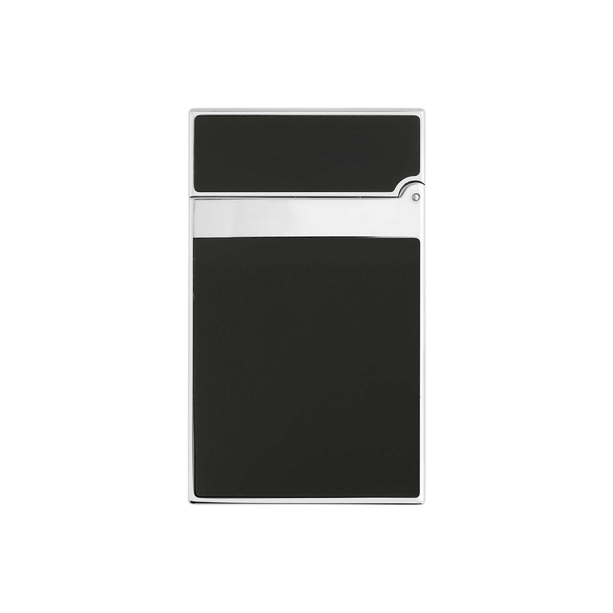 Line 2 Natural Black Lacquer Lighter With Palladium Finish