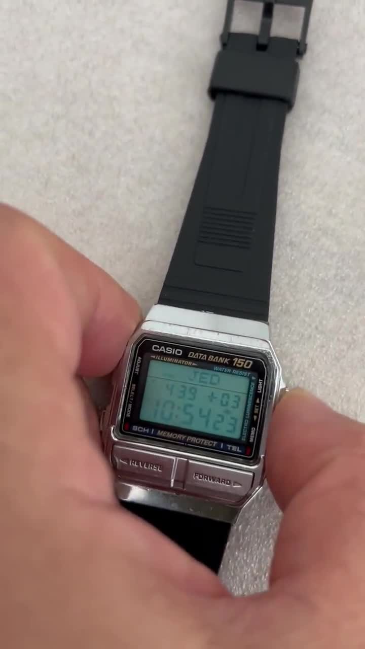 Vintage Casio Databank Db-1500/ From Japan/ Very Good Condition