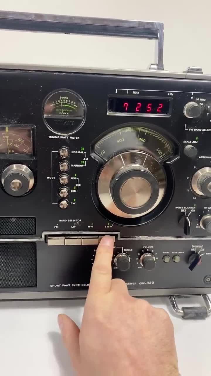 Sony CRF-320 32 Band Radio Receiver Rolls Royce Shortwave AM FM