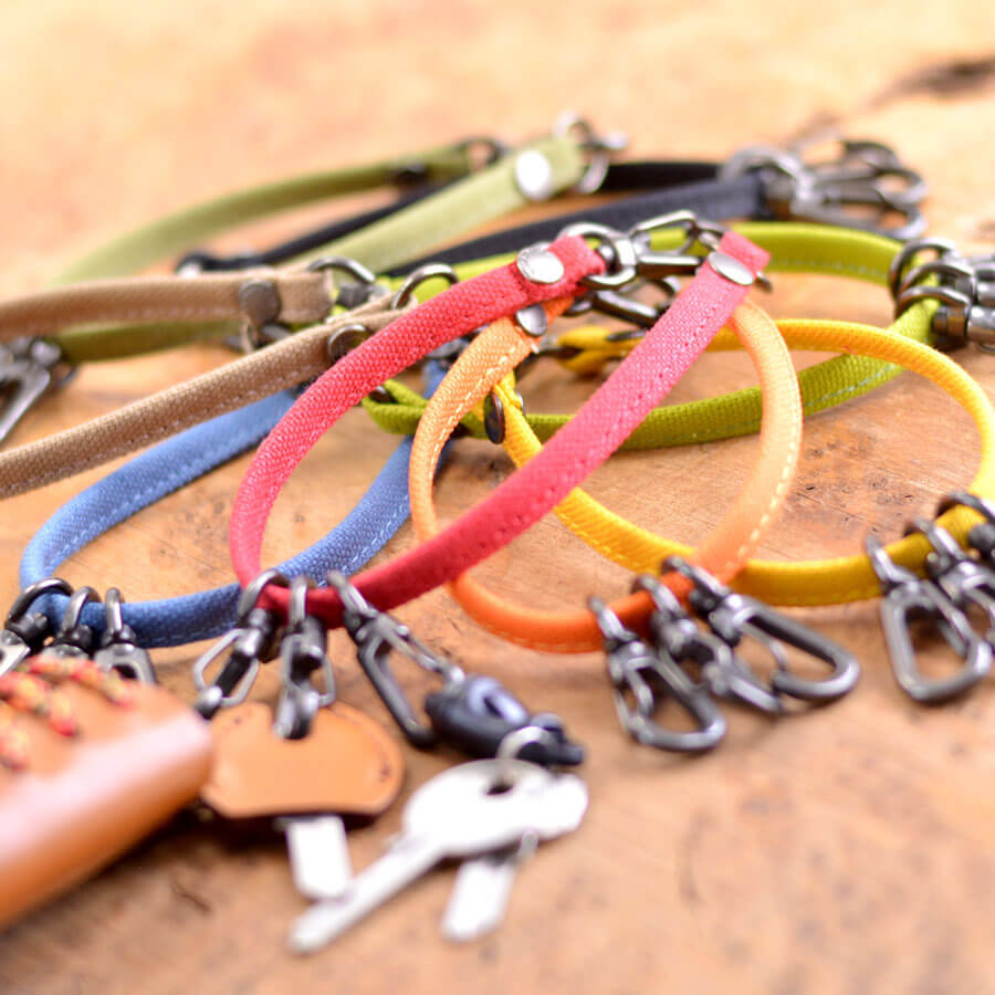 D942：帆布のラウンドキーホルダー | バンナイズ | 鞄はやっぱり実用品