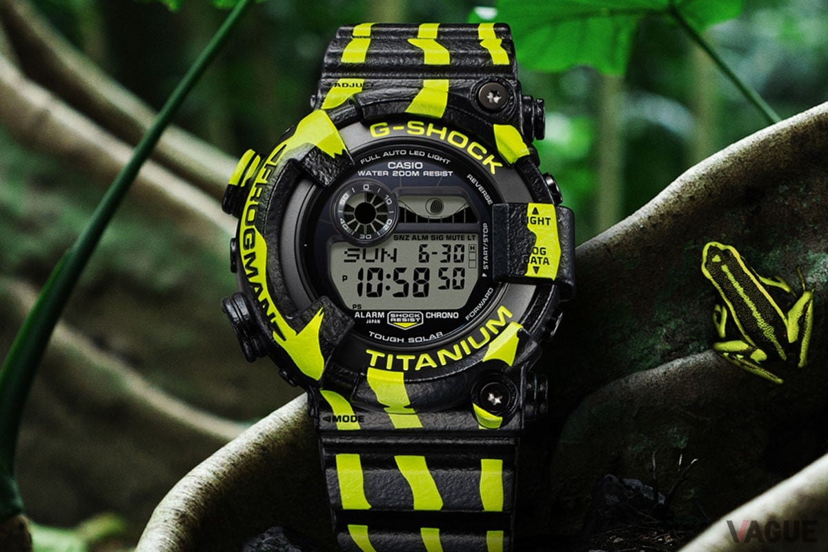 大胆なカラーリングがおもしろい！ G-SHOCK「フロッグマン」最新作は