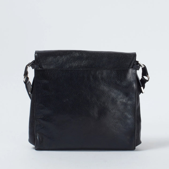 LOEWE/ロエベ】アナグラム スタッズ レザー ショルダーバッグ ブラック