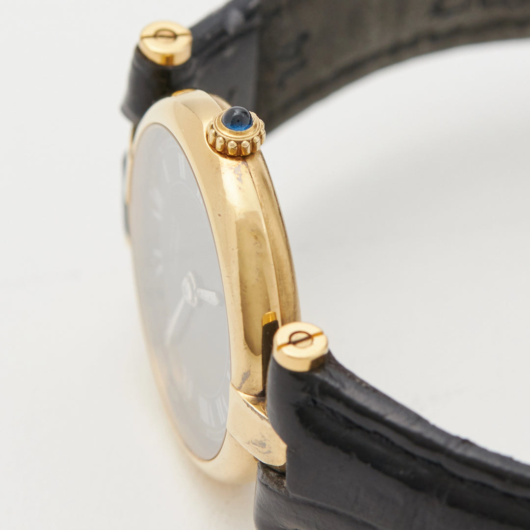 CARTIER/カルティエ】マストヴァンドーム 黒文字盤 レディース腕時計