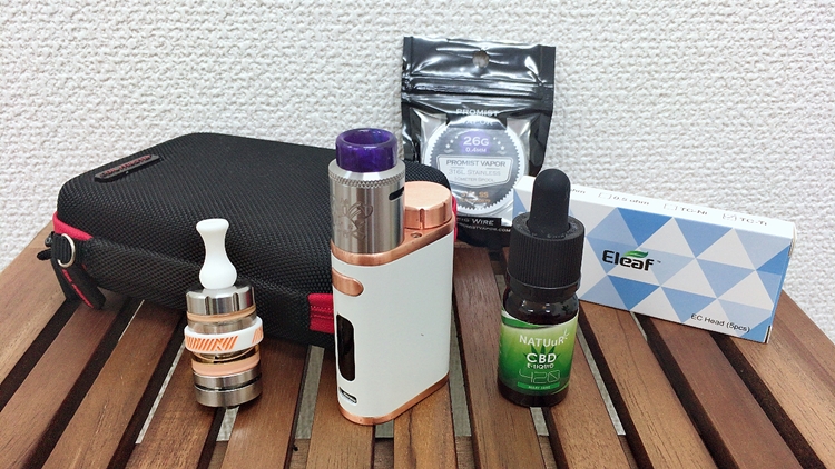 CBD リキッドをもっとも効率よく摂取できるセッティング方法 - VapeMania