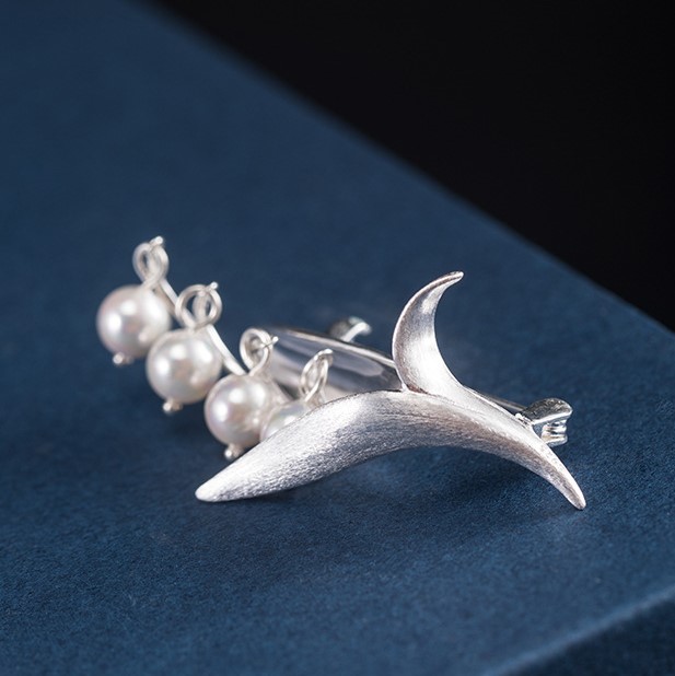 鈴蘭のブローチ すずらん シルバー C003 | オリジナルアクセサリー