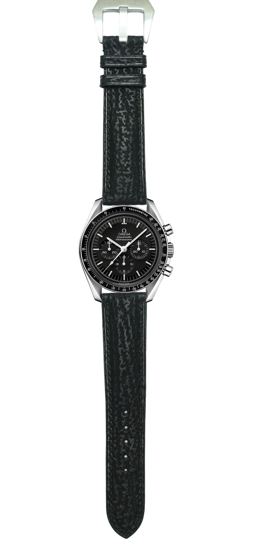 サメ革 腕時計ベルト - ブラック – VGreen