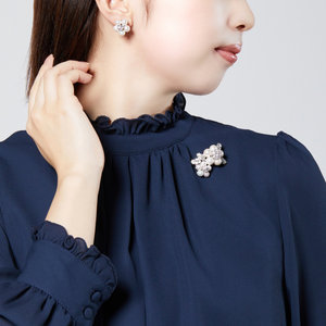 VBPV4007__UW 貝パール ブローチ｜ブローチ｜ヴァンドームブティック