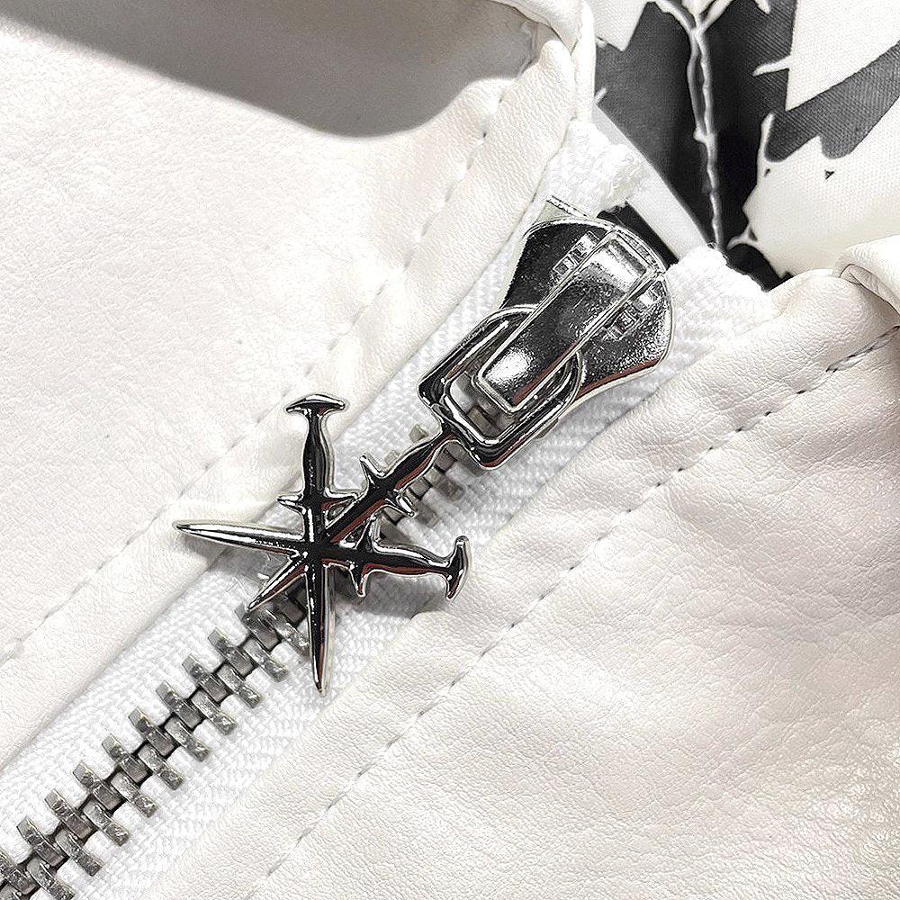 UNKNOWN LONDON Product Page - Jewel Skeleton Leather Jacket