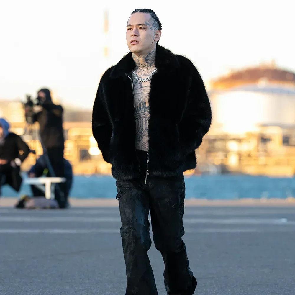 LAST NEST(ラストネスト)商品ページ - Fur Jacket - Black - VENTURER