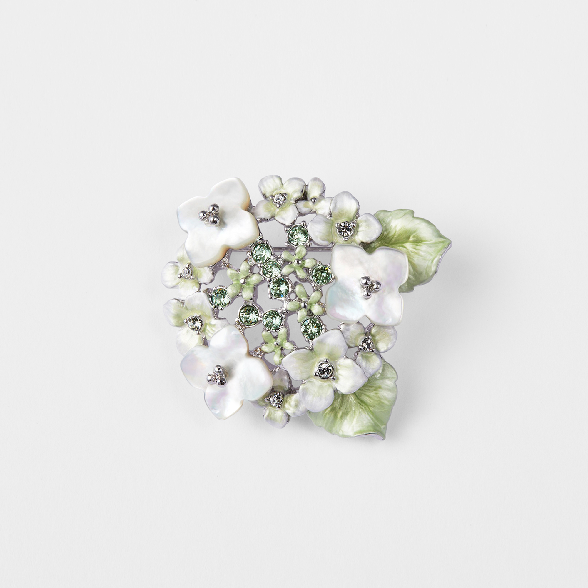 VBRV3164__MP シェル 紫陽花 ブローチ｜ブローチ｜ヴァンドーム
