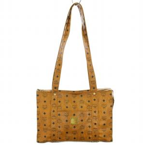 ショルダーバッグ 皮革 レザー ロゴ 茶 ブラウン（2024/10/24買取