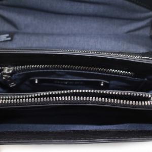 2way ハンドバッグ チェーンショルダーバッグ ジップデザイン レザー