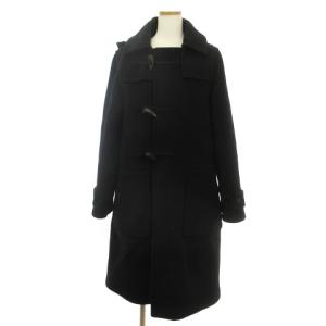 ELIZA DUFFLE COAT ダッフルコート ひざ丈 フード付き ウール 無地