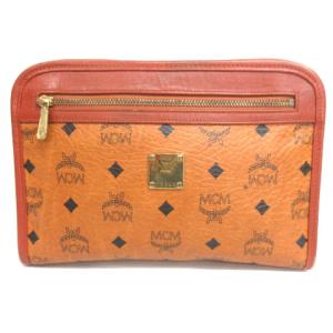 セカンドバッグ クラッチバッグ レザー ロゴ 総柄 ヴィトセス柄 白