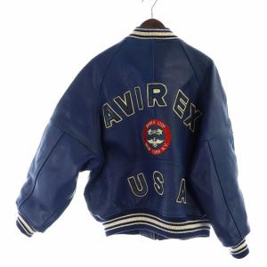 8462 レザー スタジャン L ブルー ネイビー（2025/03/01買取