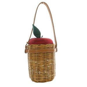 りんごバスケット かごバッグ（2024/12/26買取） - LUDLOW ラドロー