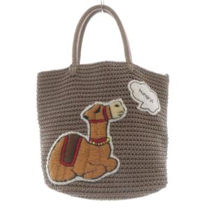 フォックスファーバッグ ハンドバッグ イエロー（2022/06/08買取