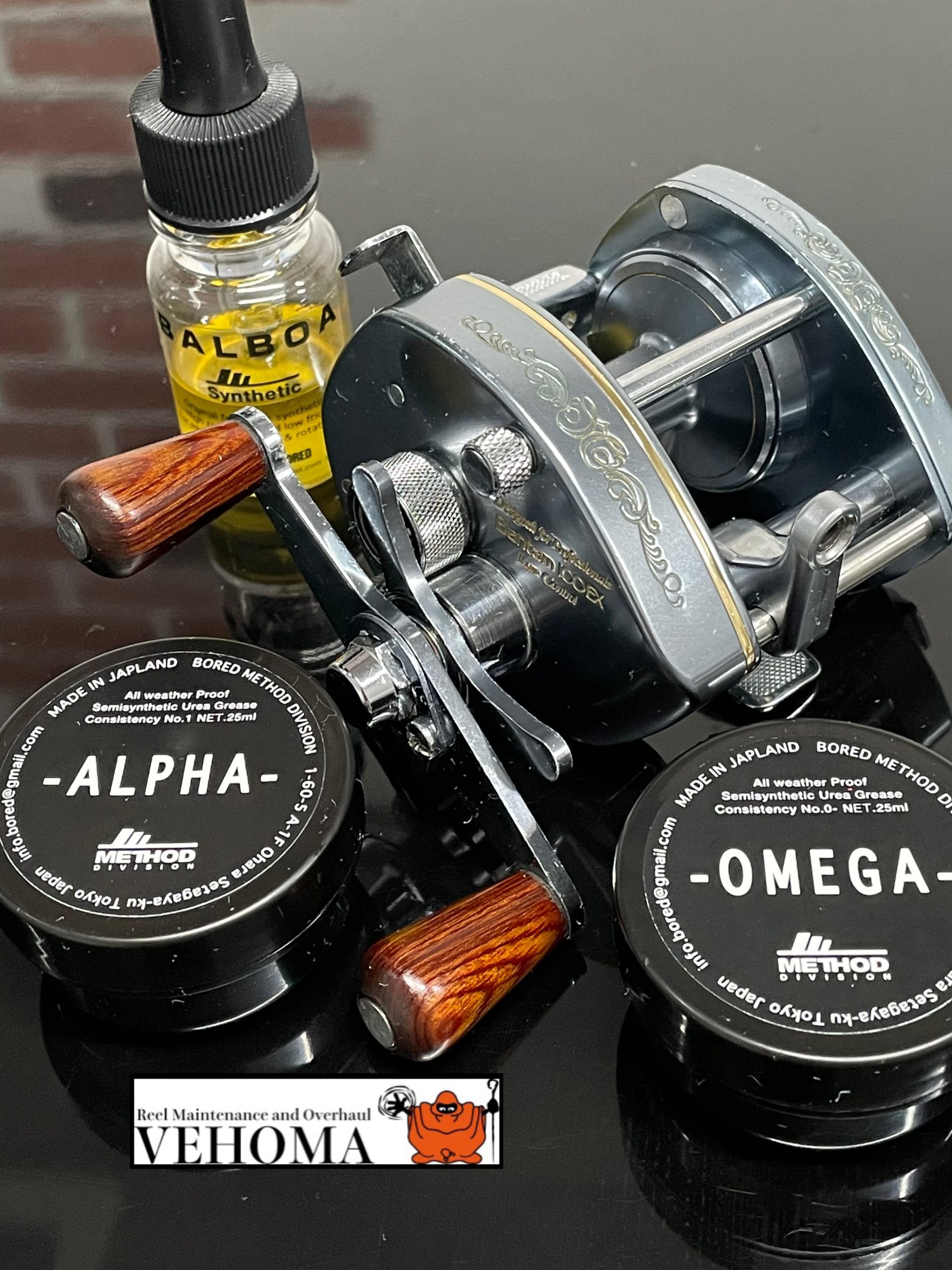 バンタム100EX オーバーホール - 関西・兵庫でリールのオーバーホール