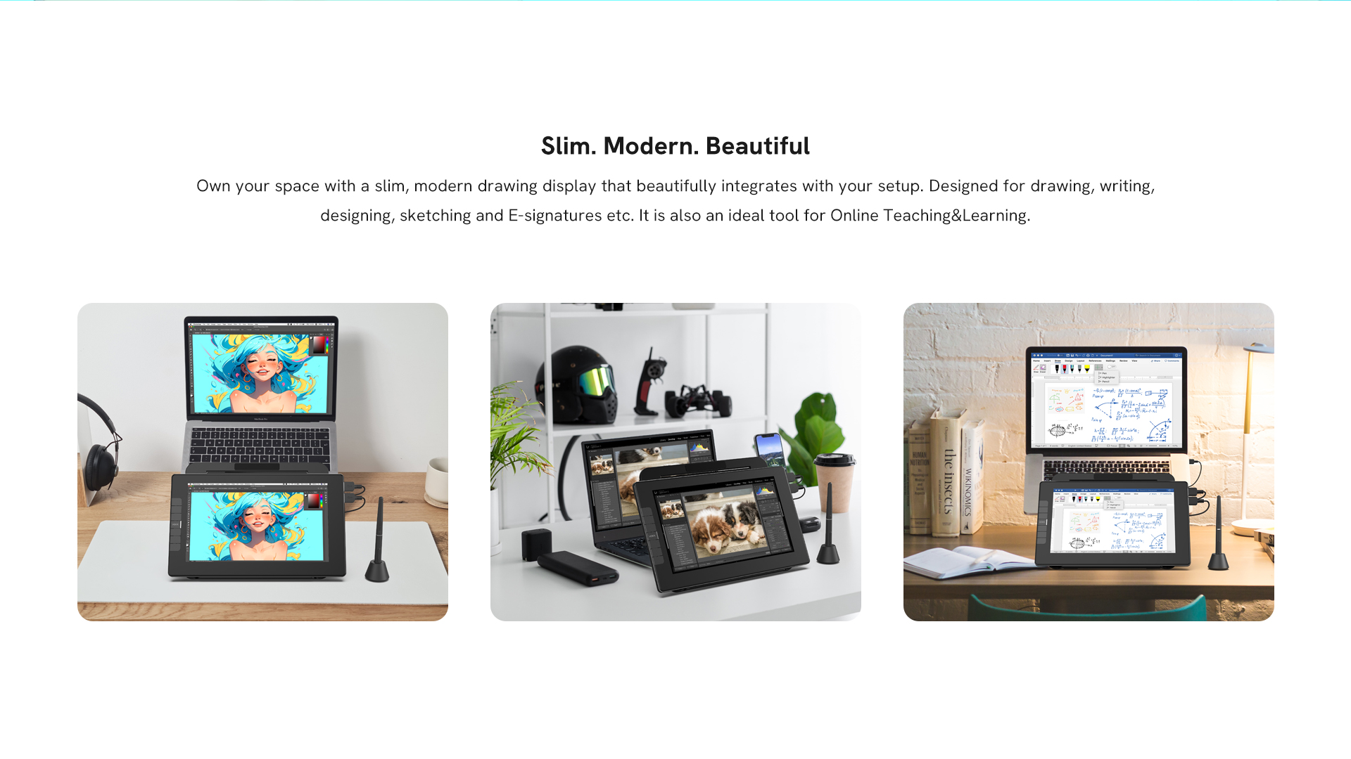 VEIKK Studio VK1200 V2 Full laminated and High resolution Display