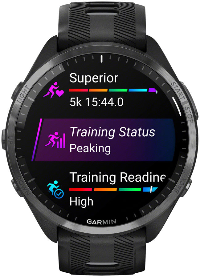 Garmin Forerunner 965 GPS Smartwatch - 47mm, Carbon Gray DLC