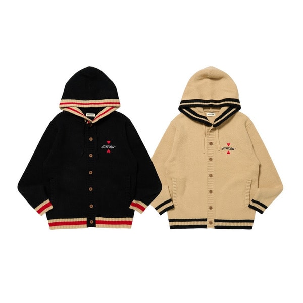 KNIT BUTTON HOODIE | HYSFORM™ | VERTICAL GARAGE OFFICIAL ONLINE