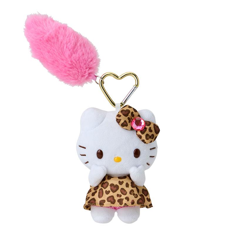 Hello Kitty Plush Keychain Tail Leopard GOGO GAL Collection Sanrio