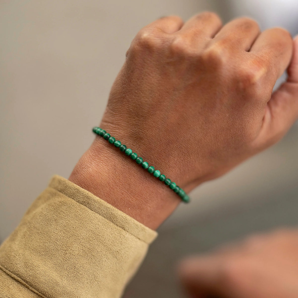 4mm Bead Bracelet - Malachite | Vincero | Vincero Collective