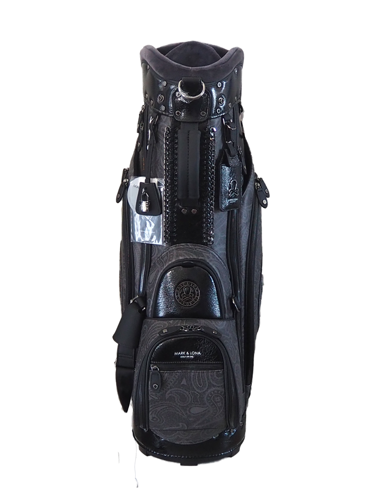 MARK&LONA - Mirage Paisley Caddy Bag | キャディバッグ | ブラック