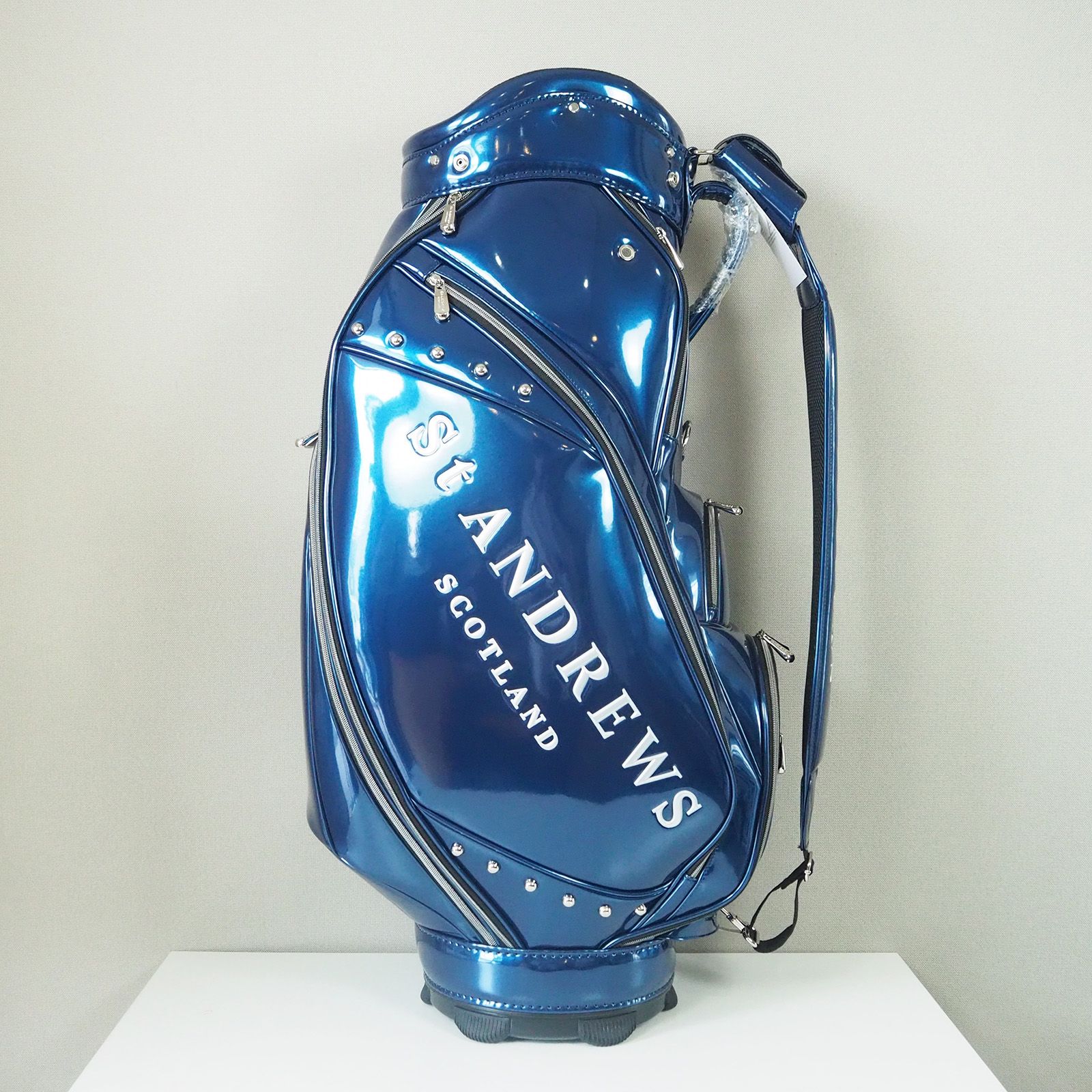 St ANDREWS - エナメル キャディバッグ 8.5型 | ブルー | ユニセックス