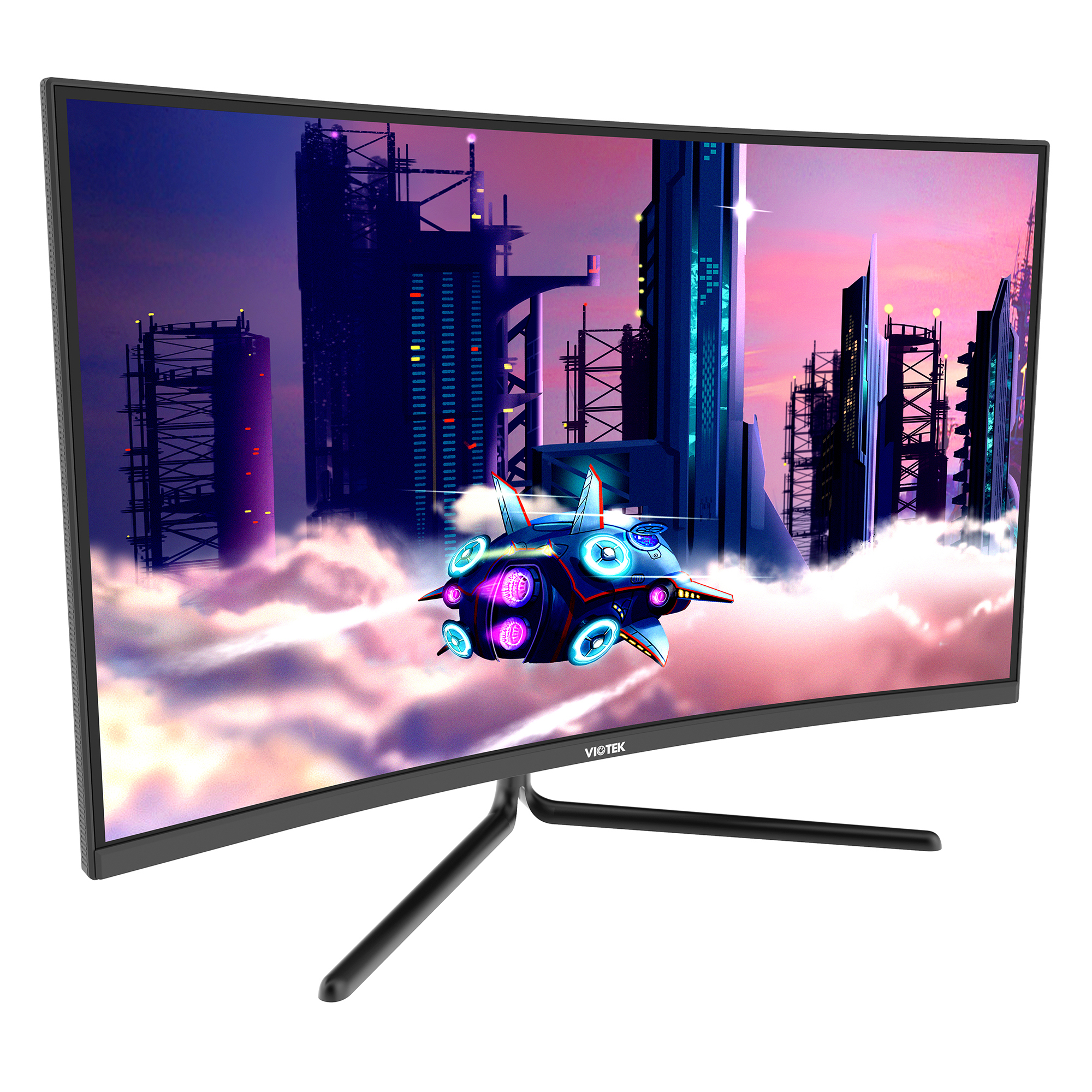 VIOTEK GNV32DB 32-Inch Curved Gaming Monitor, 144Hz WQHD 2560 x