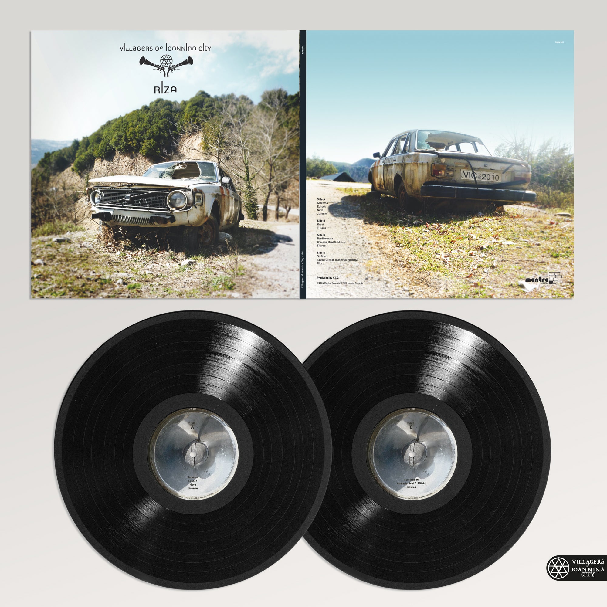 RIZA - 2x12” LP Gatefold (Black) – Villagers of Ioannina City