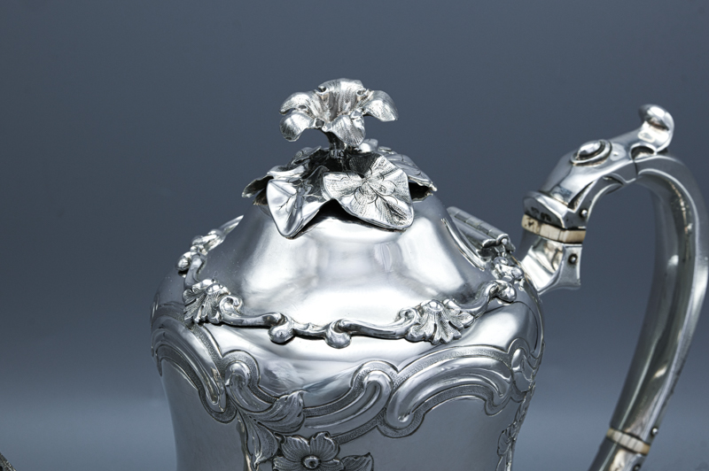 アンティークシルバー、アンティーク銀器、純銀製（925）1854年 特級