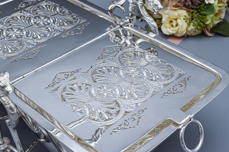 アンティークシルバー アンティーク銀器 シルバープレート製 c.1860