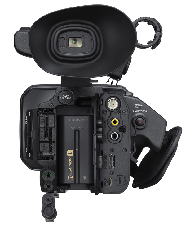 ソニー、1型センサーの4K/30pハンドヘルドカメラ、PXW-Z150を発表