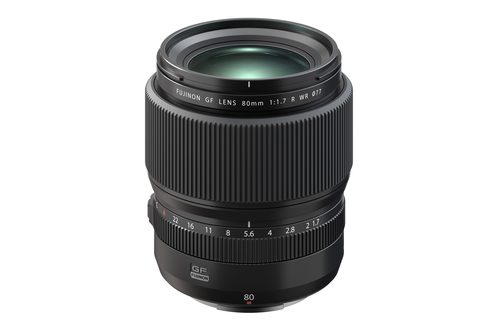 富士フイルム、開放F値1.7のAF機能搭載単焦点フジノンレンズ GF80mmF1