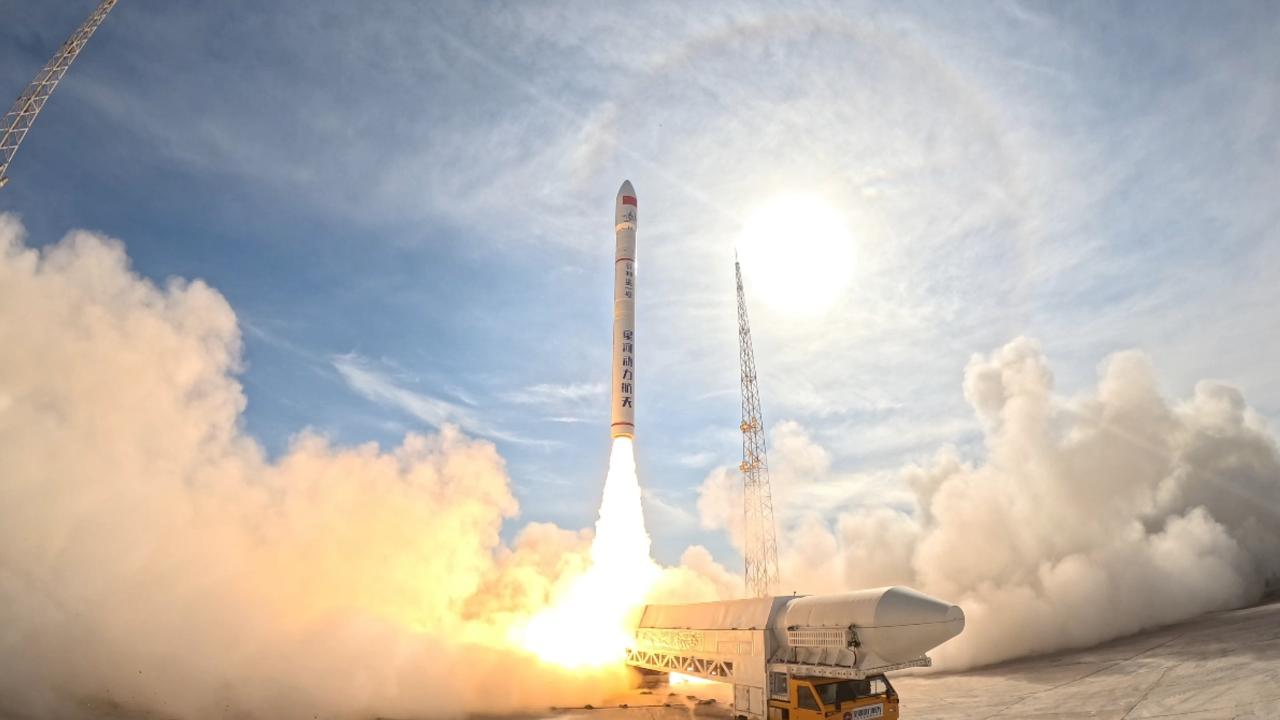 China's CERES-1 commercial rocket sends 8 satellites into preset